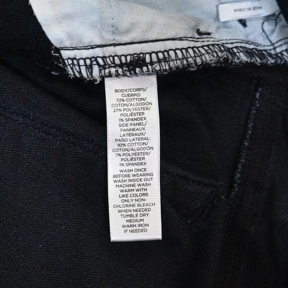 LOFT Womens 29 Curvy Skinny Black Side Stripe Jean - Picture 10 of 10